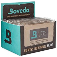 Boveda - Bolsitas para almacenar puros y tabaco | Control doble de la humedad - 72 % HR | Tamaño 60 para cada 25 puros…